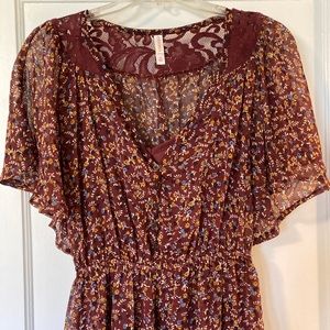 Flutter Sleeve Mini Dress